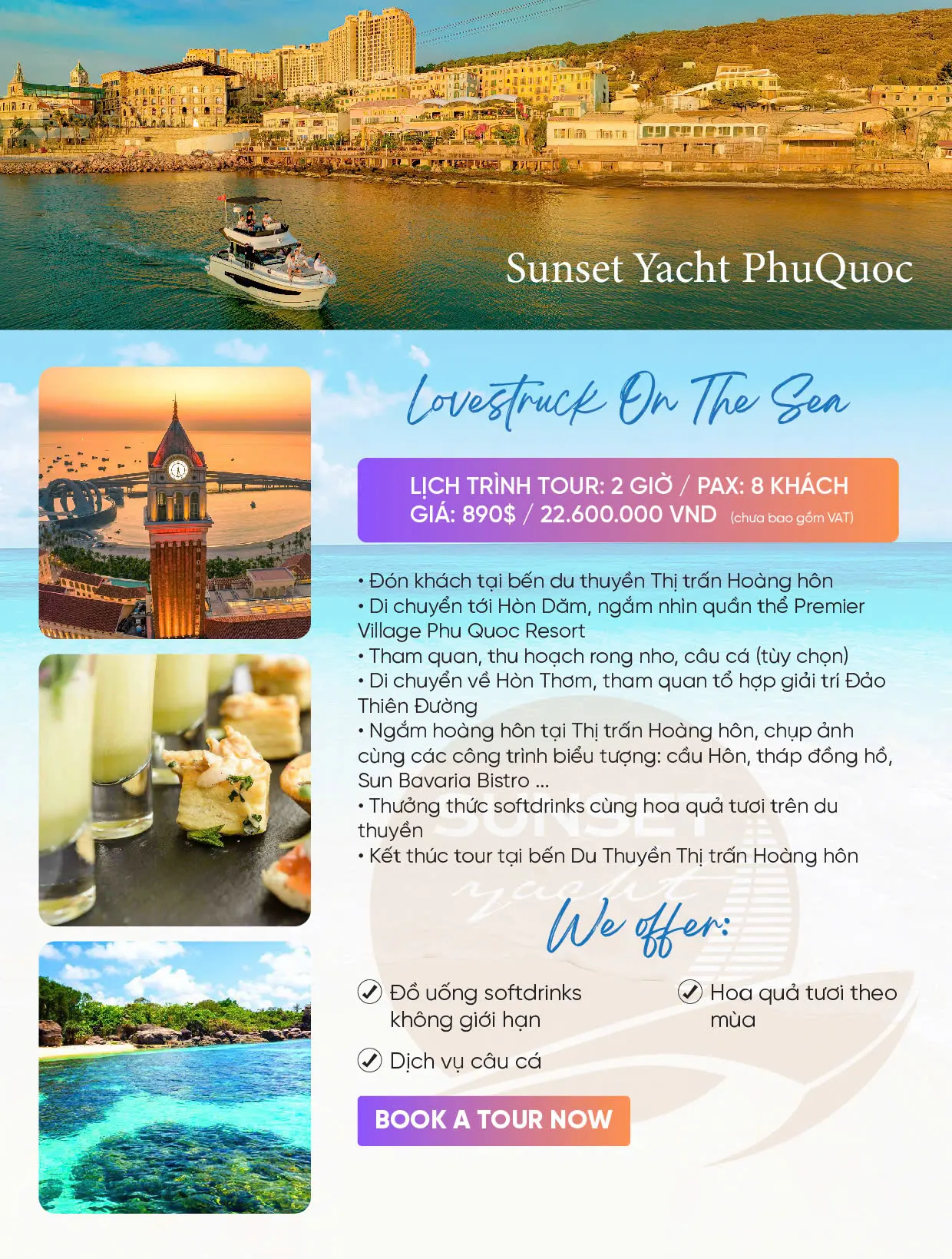 TOUR DU THUYỀN MERRY FISHER 1095 2 Giờ