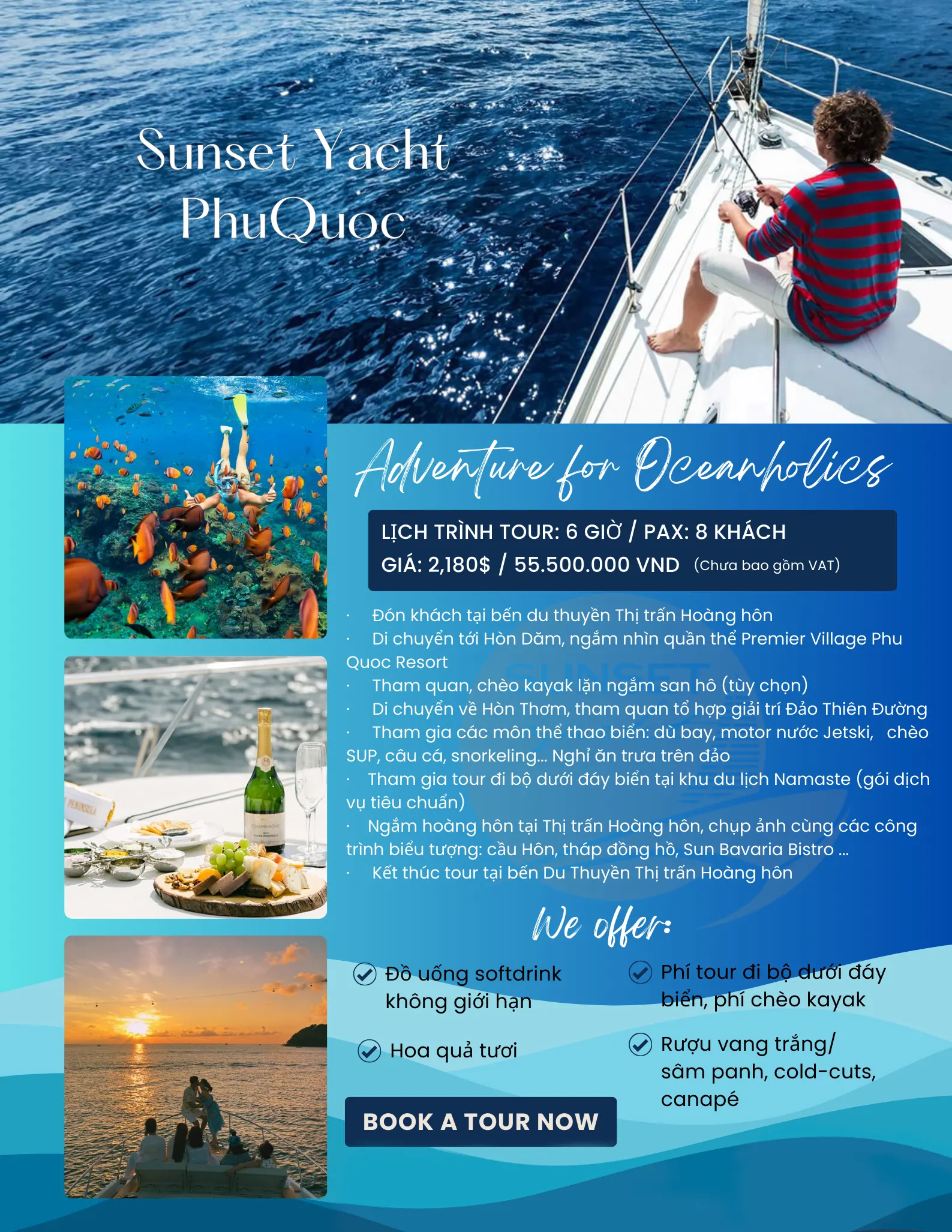 TOUR DU THUYỀN MERRY FISHER 1095 6 Giờ